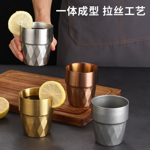 Stainless Steel Tumbler 304 Double Layer Vacuum Insulated For Party Beverage Cup Gold Silver Copper Color - Product Image 5