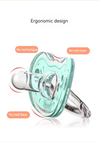 Produits écologiques pour bébés, sucette pour nourrissons nouveau-nés, anti-flatulence, sans BPA, ensemble de sucettes en silicone pour bébés