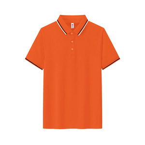 เสื้อโปโลผู้ชาย แขนสั้น ผ้าฝ้ายผสมโพลีเอสเตอร์ สำหรับฤดูร้อน ชุดทำงาน ปรับแต่งได้ ทรงเข้ารูป สีสันหลากหลาย - Product Image 2