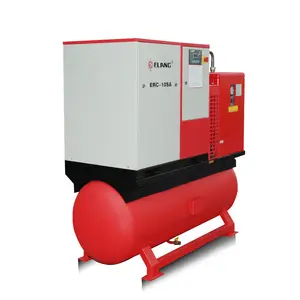 Elang 10HP 7.5kw Air Cooling Oil Injected Rotary Combined Screw Air Compressor