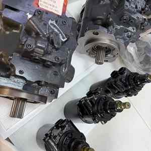 ปั๊มไฮดรอลิก 708-1U-00151 708-1U-00140 708-1U-00120 708-1U-01151 ปั๊มพวงมาลัย สำหรับรถตักล้อยาง KOMATSU WA380-6 WA430-6 - Product Image 5