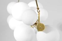 Lustre linéaire moderne et minimaliste en verre opale, luminaire suspendu pour la décoration intérieure, idéal pour salle à manger, salon, îlot de cuisine, restaurant