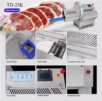 Mesin Pemotong Otomatis Stainless Steel 304 dengan Motor & Mesin untuk Memotong Daging Babi dengan Tulang, Daging Beku, Daging Sapi, dan Daging Kambing