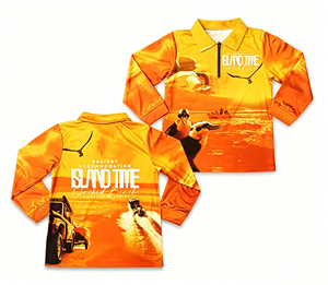 Vêtements de pêche personnalisés avec logo par sublimation, vêtements de pêche en plein air, chemise de protection UV - Product Image 2