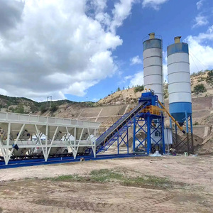 Centrale à béton mobile HZS25 - HZS120 de petite taille, capacité de 25m3/h à 120m3/h, pour béton prêt à l'emploi, à vendre - Product Image 1
