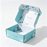 Boîte d'expédition personnalisée pour produits de soin avec logo, livraison gratuite par le fabricant