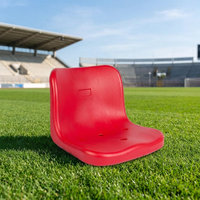 Siège de stade imperméable anti-UV haute densité pour extérieur, conception de chaise de rangée pour sports, sièges de tribune intérieure pour arènes
