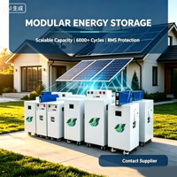 Nouveau système de stockage d'énergie domestique au sol, batterie solaire mobile au lithium LiFePO4 51,2 V 600 Ah 30 kWh, 6000 cycles, 300 Ah 15 kWh