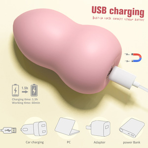 Fun <strong>Small</strong> Anal Plug Vibration Silicone Rod USB-Powered Dildo Vibrator for Bouncing Clitoral Massage Orgasm Masturbation Sex Toy - Product Image 6