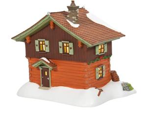 Polyresin/Resin <strong>Christmas</strong> Alpine <strong>Village</strong> Opa's Cabin Lighted <strong>Building</strong> Decoration - Product Image 2