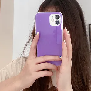 Coque de téléphone huawei à motif gelée, étui en tpu souple, simple, couleur bonbon, à la mode, P30 P40 P50 NOVA 7 8 PRO MATE 40