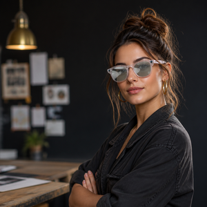 Lunettes intelligentes IA avec traduction en temps réel, assistant IA, prise de photos 4K, stabilisation vidéo, caméra, commande vocale - Product Image 5