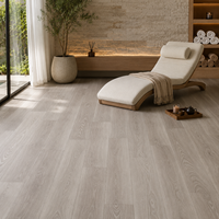 Rutschfester Wasserdichter SPC-Vinylboden Holzoptik Starrer Kern Klicksystem 6mm für Gewerbliche Innenrenovierung