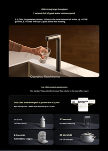 Purificador de agua Xiaomi Mijia 1200G Pro nuevo agua cero-añejo 3,0 grifo táctil inteligente aplicación doble circulación calidad del agua - Product Image 5