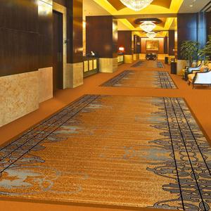 Tùy chỉnh <span class=keywords><strong>axminster</strong></span> hành lang Á hậu Thảm khách sạn thiết lập giá rẻ gạch sòng bạc gạch đen vàng chống cháy hành lang thảm - Product Image 6