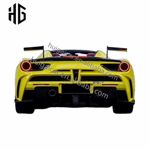 Venta al por mayor de fábrica, alerones de coche estilo Msy, alerón trasero para <span class=keywords><strong>Ferrari</strong></span> <span class=keywords><strong>488</strong></span> GTB/Spider, actualización, Kit de carrocería de alerón estilo Mansori - Product Image 4
