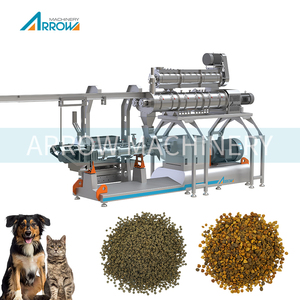 Equipo de Extrusión de Alimentos para Perros de Arrow Factory con Alta Porcentaje de Carne Fresca, Componentes Principales: Motor, PLC, Bomba - Product Image 1