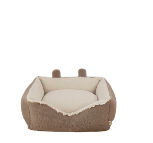 Cama para gatos y perros para todas las estaciones con cojín extraíble-<span class=keywords><strong>Perrera</strong></span> térmica cálida de felpa súper suave para mascotas, fondo duradero para mascotas de interior - Product Image 1