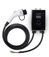 Grosir kotak pengisi daya EV kotak dinding 7kw pengisi daya Home-Ev QQr AC isi daya kartu pasang Dinding