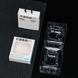 Pour étui <span class=keywords><strong>AirPods</strong></span> boîte d'emballage universelle boîte de papier Kraft en gros emballage personnalisé boîtes de vente au détail pour étui <span class=keywords><strong>AirPods</strong></span> - Product Image 2