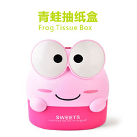 Creatieve Cartoon Pompen Doos Leuke Kikker Tissue Buis Verhooging Speciale Tissue Box Voor Papierrol