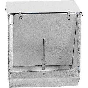 Alimentador de tolva de conejo de chapa galvanizada para exteriores con 1 compartimento para conejos, una herramienta de torneado esencial - Product Image 2