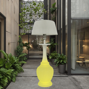 Thông Minh Thay Đổi Màu Sắc Đèn Ngoài Trời Propane Sân Thượng Tùy Chỉnh Khí Patio Nóng Điện Đèn Sàn - Product Image 4