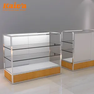 Hot Sell Design Glass Jewellery Showcase Jewelry Counter Display Kiosk Design Shop Glass Cabinets Jewelry Display Showcase