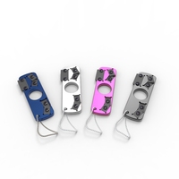 Mini aiguiseur de couteaux de cuisine et de poche multifonctionnel portable en alliage d'aluminium et carbure, multi-grains, pour extérieur