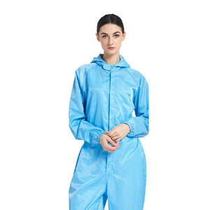 Monos ESD de alta calidad, monos antiestáticos antipolvo para sala limpia, ropa antiestática para la industria de salas limpias - Product Image 5