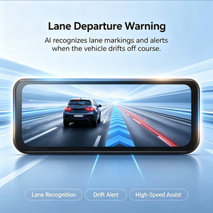 Espejo Retrovisor Lateral Electrónico AI de 9.66 Pulgadas para Automóvil, Detección de Punto Ciego, Visión Nocturna, Mejora de Seguridad para Automóviles, para Porsche MACAN 2014-2021 - Product Image 5
