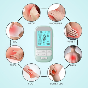 Máquina de Terapia <span class=keywords><strong>TENS</strong></span> de Doble Canal con Pantalla LCD, Unidad de Electroterapia <span class=keywords><strong>TENS</strong></span> con 8 Modos y 20 Niveles de Intensidad para Alivio del Dolor de Cuello, Espalda y Cintura - Product Image 3