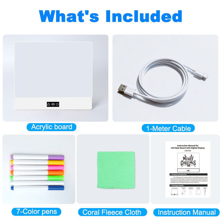 2026 Indoor Bedroom Toys LED Drawing Board 5V Voltage Acrylic Erase ...
