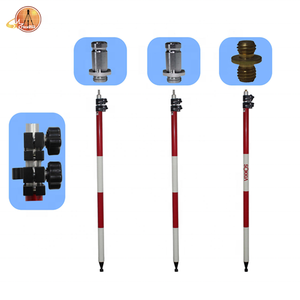 Khảo sát đất 3.6m khảo sát lăng kính cực với khóa xoắn và bong bóng tổng trạm sử dụng phạm vi khảo sát đất cực - Product Image 5