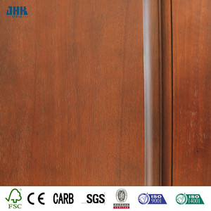 JHK Panel de Madera Maciza de Vidrio de Hierro Forjado Aler, Diseño de Puerta de Entrada Moderna de Alta Calidad para Casa - Product Image 2