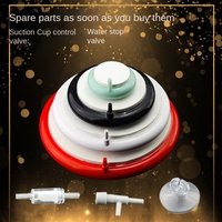 Diffuseur de bulles ultra-fines à basse tension, disque d'air nano convexe rond multicolore, 3X oxygène dissous pour l'aération d'aquarium