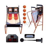 Machine de tir au basketball d'arcade électrique à monnayeur pour parc d'attractions intérieur et extérieur pour enfants