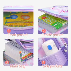 2026 Hot Selling Manufacturers Boy Children Schoolbag <b>Backpack</b> Girl <b>Backpack</b> Kids Trolley <b>School</b> Bag with Wheels and Handle - Product Image 4