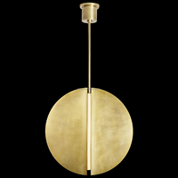 Minimaliste rond géométrique décoration de la maison bar éclairage lustre rétro Restaurant cuisine Led or suspension