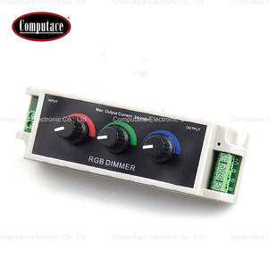 Contrôleur de gradation LED RGB à 3 canaux, 3A par canal, montage sur rail DIN, pilote de gradation PWM pour bande lumineuse RGB DC12-24V - Product Image 2