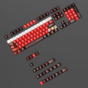 Teclado Mecánico <span class=keywords><strong>EVA</strong></span> <span class=keywords><strong>Asuka</strong></span> Anime <span class=keywords><strong>de</strong></span> 132 Teclas con Sublimación <span class=keywords><strong>de</strong></span> Tinta y Teclas Personalizadas - Product Image 3