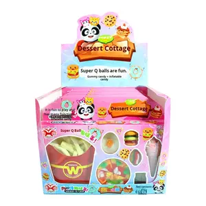 המבורגר סוכריות גומי לילדים המבורגר וביצה להעמיד פנים לשחק צעצועים פירותי בטעם פירות סיטוני חטיפים - Product Image 5