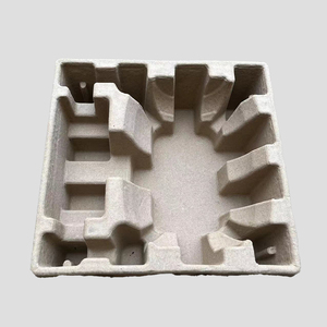 Sợi đúc bột giấy Bao bì hộp bên trong khay bã mía phân hủy sinh học bột giấy đúc chèn điện tử bao bì hộp bột giấy - Product Image 3