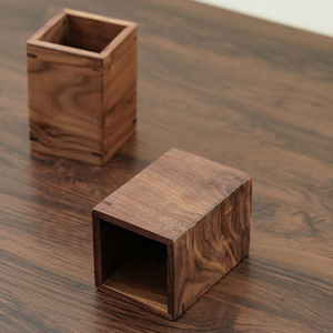 Rắn Gỗ Bút Chủ Công Suất Lớn Bàn Tổ Chức Sang Trọng Phong Cách Bằng Gỗ Bút Chì Cup Sáng Tạo Đa Chức Năng Máy Tính Để Bàn Hộp Lưu Trữ - Product Image 2