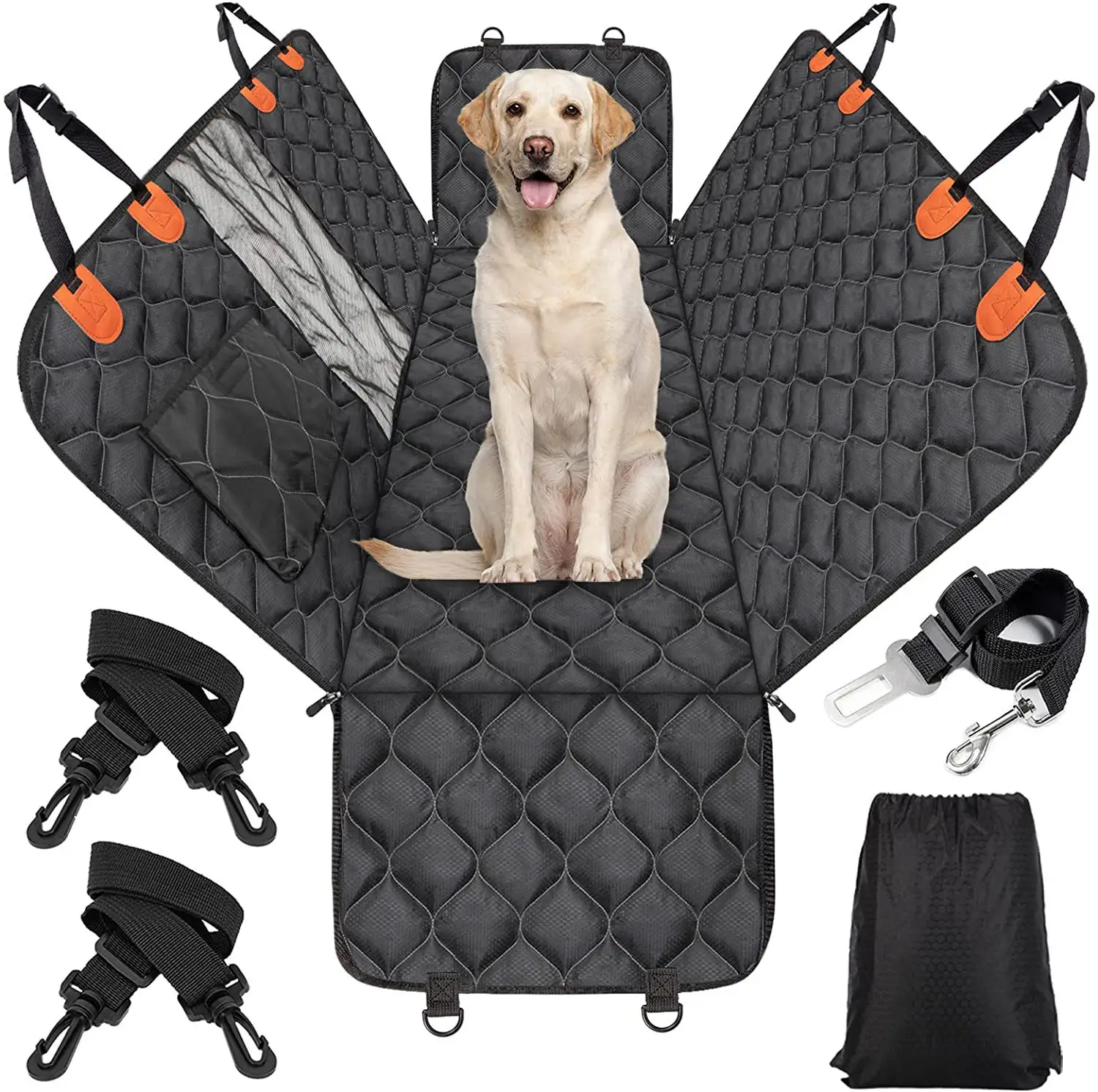 Автомобильный коврик для домашних животных, водонепроницаемый автомобильный чехол для сиденья собаки, Автомобильный задний коврик для домашних животных