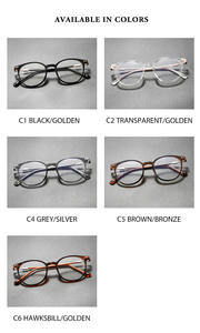 Nouvelles Lunettes 2026 Design Homme Femme Monture TR Ultralégère Métal Rond Anti-Lumière Bleue Verres Transparents Optiques pour Prescription - Product Image 6