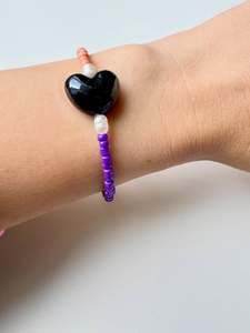 Bracelet bohème élastique fait main en <span class=keywords><strong>perles</strong></span> de verre japonaises bon marché, tendance et mignonnes, avec des <span class=keywords><strong>perles</strong></span> en forme de cœur <span class=keywords><strong>Miyuki</strong></span> pour femmes - Product Image 6