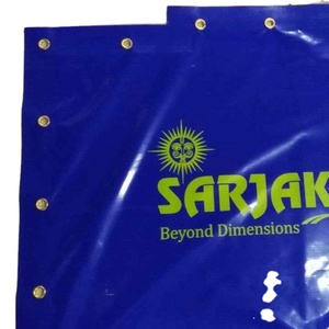 Custom PVC Tarps Waterproof <strong>Grounding</strong> <strong>Sheet</strong> with Brass Grommets &amp; Edge Sewn Three Stitches Tarpaulin 900gsm Roof Tarpaulin - Product Image 6