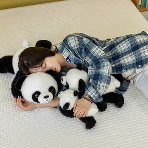Peluche de <span class=keywords><strong>Kung</strong></span> <span class=keywords><strong>Fu</strong></span> <span class=keywords><strong>Panda</strong></span>, Almohada para Abrazar, Relleno de Algodón PP, Bordado en Poliéster Corto, 31-50cm, Regalo de Cumpleaños Unisex Juvenil, para Dormir - Product Image 3