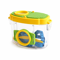 Boîte d'observation des insectes pour enfants, loupe 5X, visionneuse multi-angles avec sangle, récipient respirant pour attraper les insectes